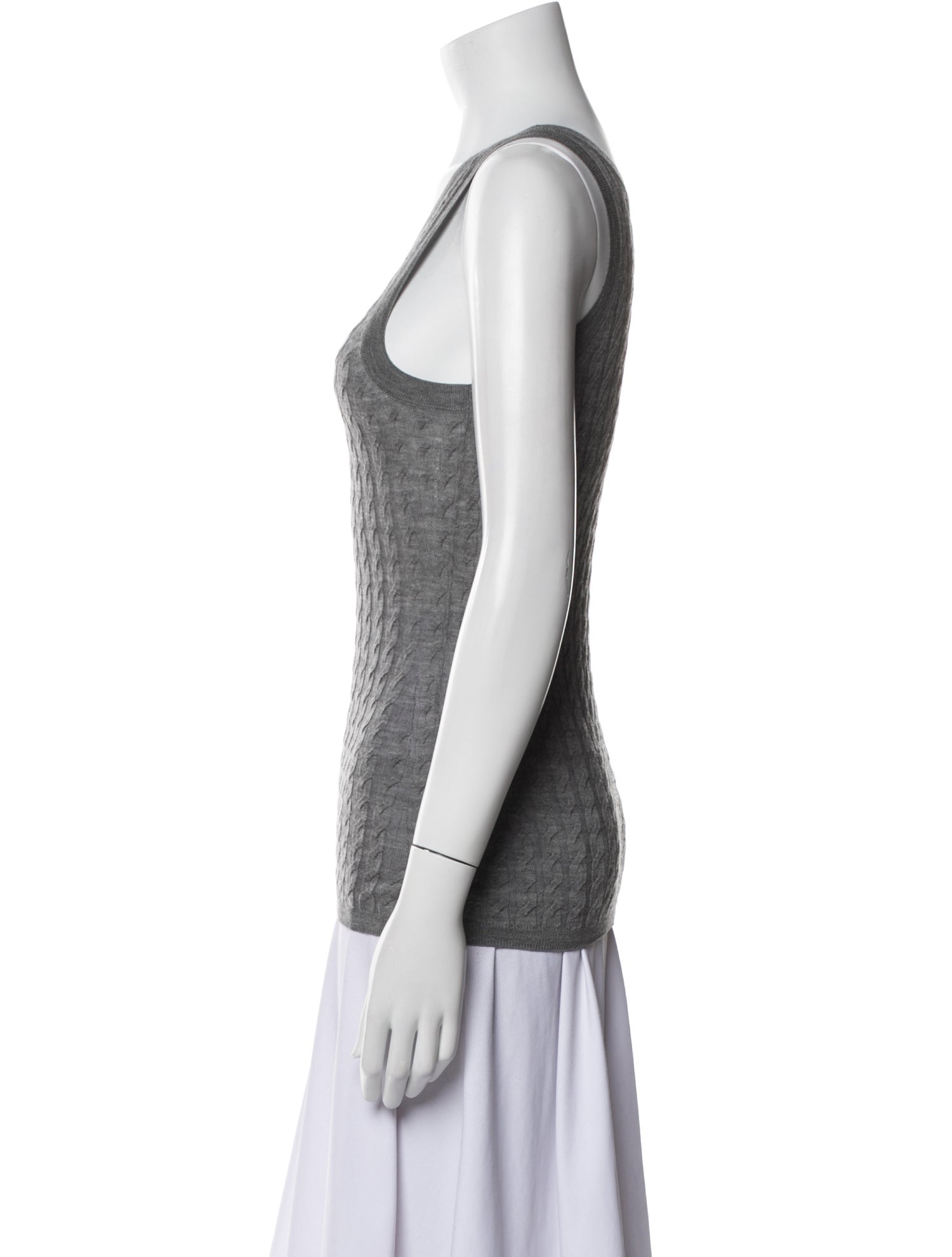 TOTEME Wool Scoop Neck Top