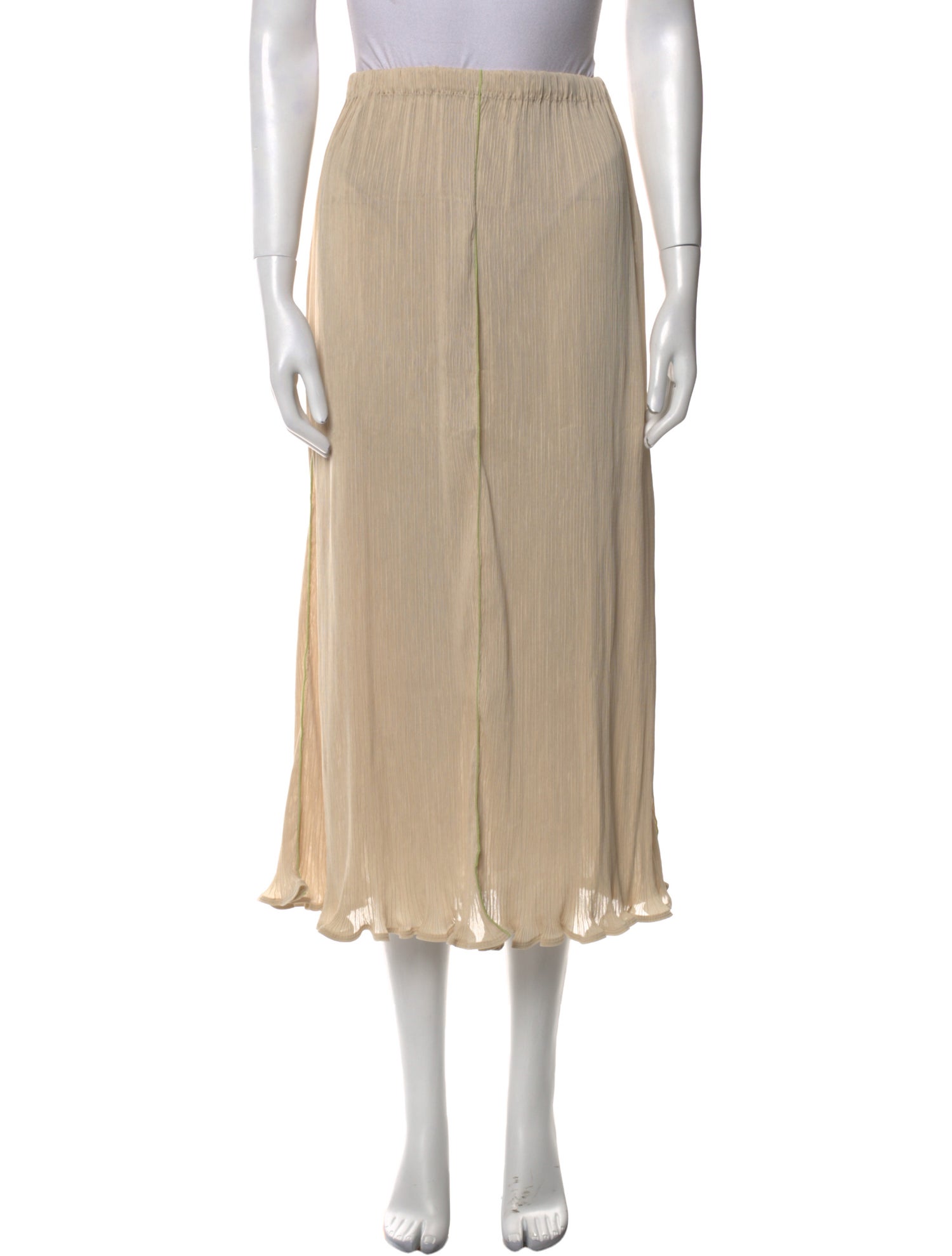 TOTEME Ruffle Embellishment Midi Length Skirt w/ Tags