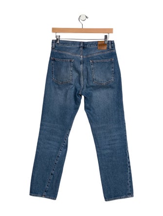 TOTEME Twisted Seam Denim Straight Leg Jeans