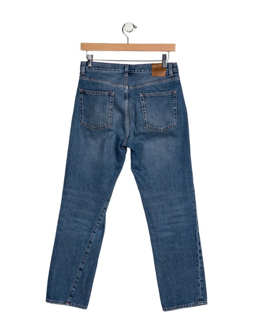 TOTEME Twisted Seam Denim Straight Leg Jeans