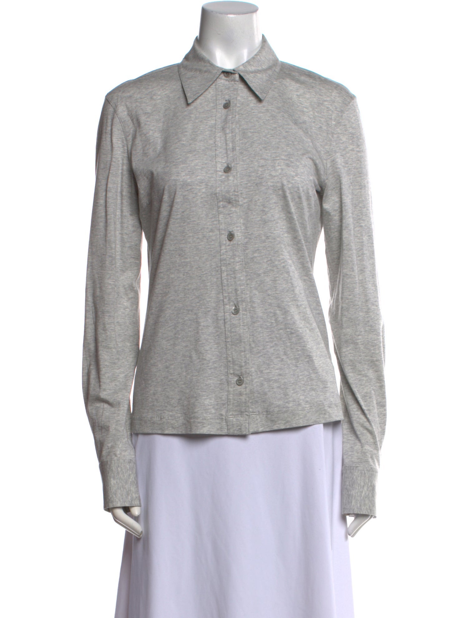 TOTEME Long Sleeve Button-Up Top