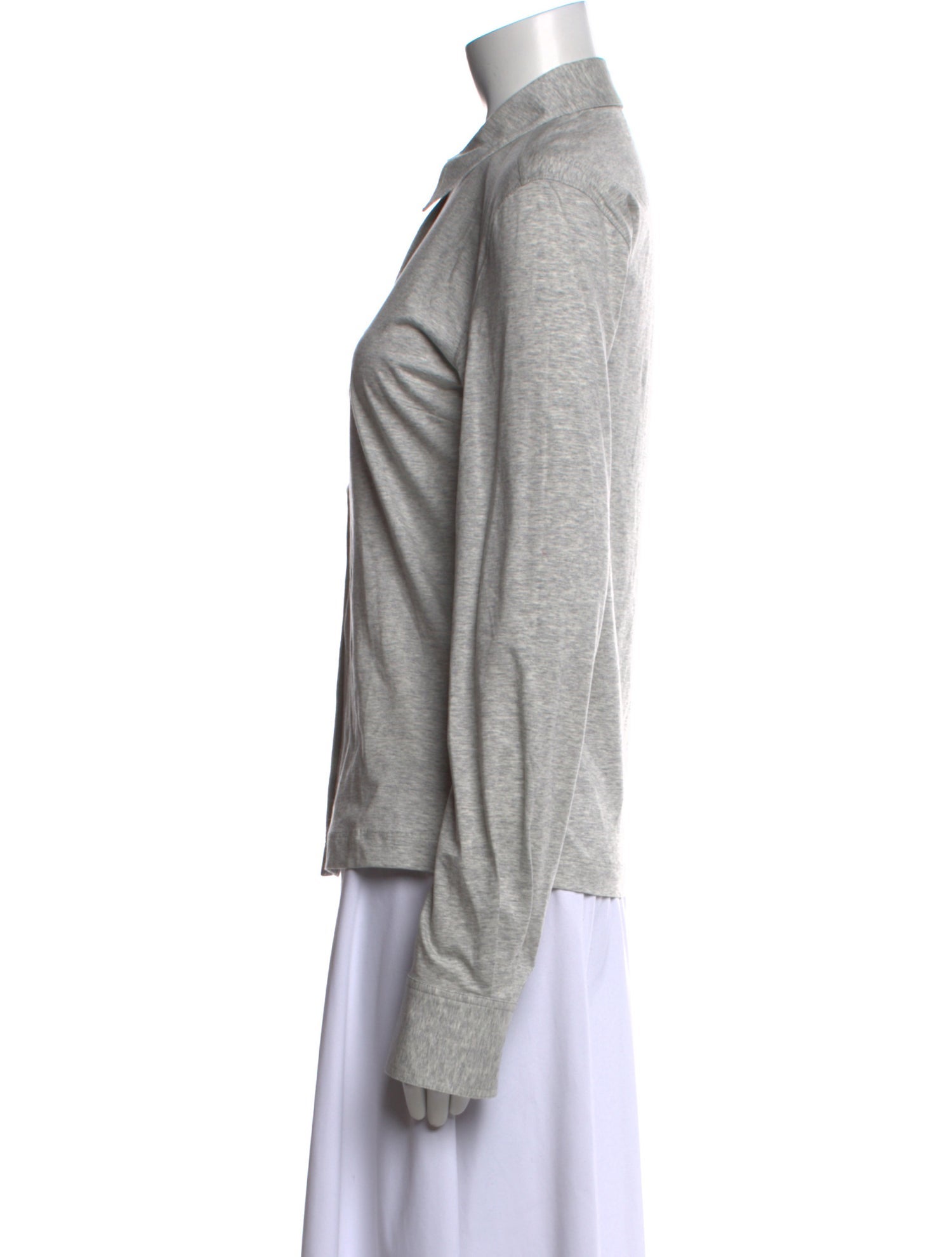 TOTEME Long Sleeve Button-Up Top