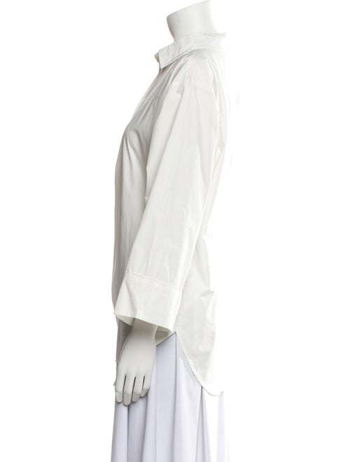 TOTEME V-Neck Three-Quarter Sleeve Blouse