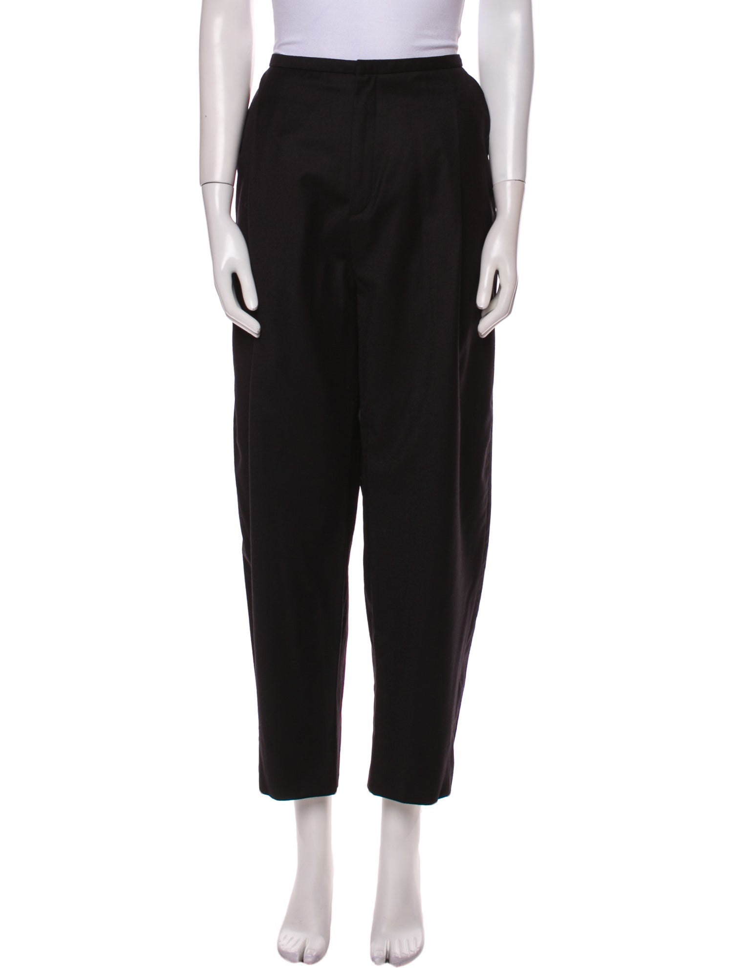 TOTEME Wool Flannel Straight Leg Pants