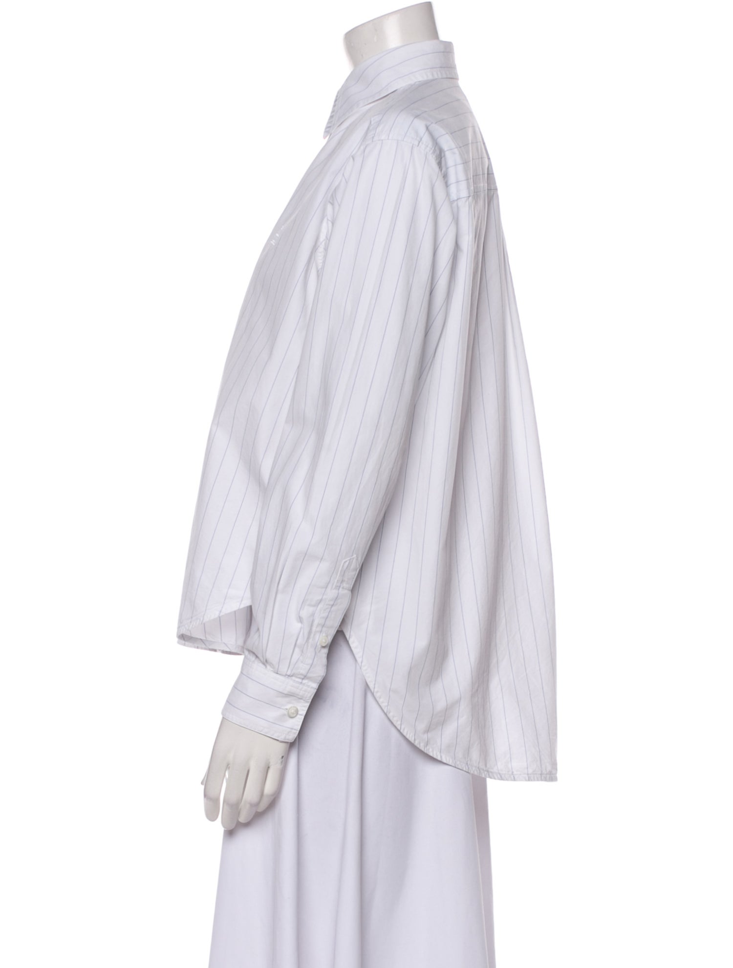 TOTEME Monogram Striped Striped Button-Up Top