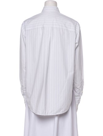 TOTEME Monogram Striped Striped Button-Up Top