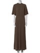 TOTEME Crew Neck Long Dress