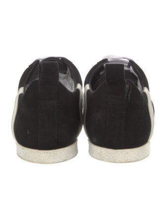 TOTEME Suede Leather Trim Embellishment Sneakers