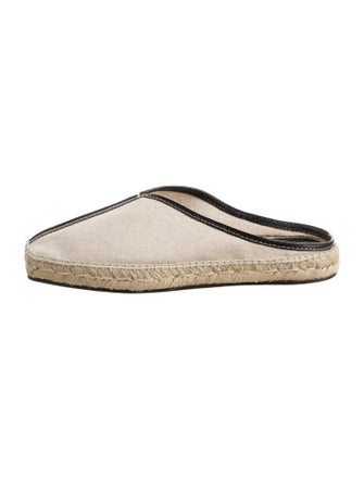 TOTEME Canvas Colorblock Pattern Espadrilles