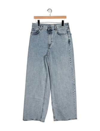 TOTEME High-Rise Wide Leg Jeans