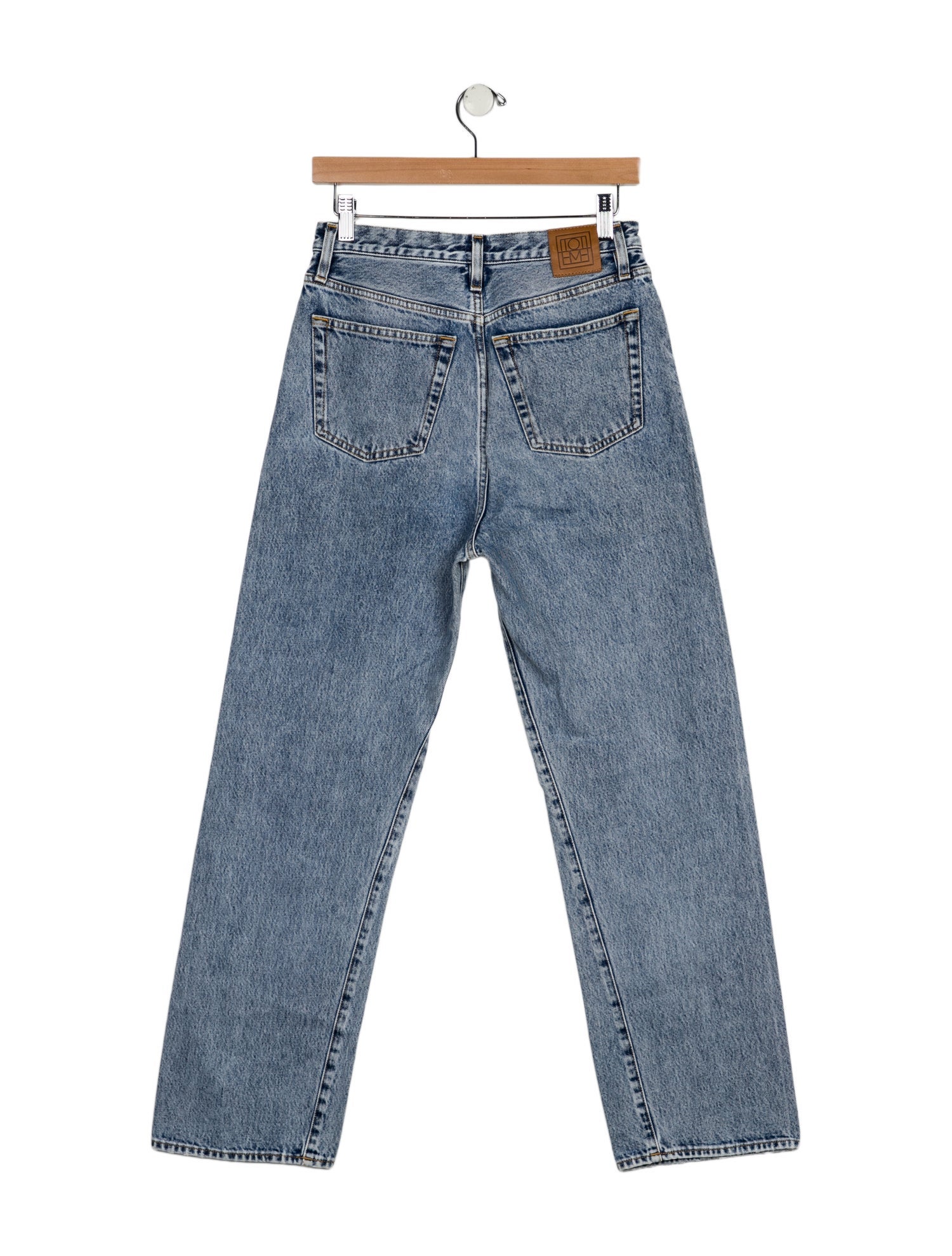 TOTEME High-Rise Straight Leg Jeans