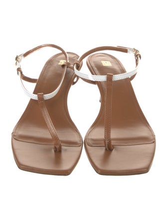 TOTEME Leather Slingback Sandals