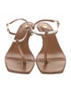 TOTEME Leather Slingback Sandals