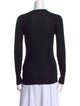 TOTEME Round Neck Ribbed Wool Knit Wool Sweater