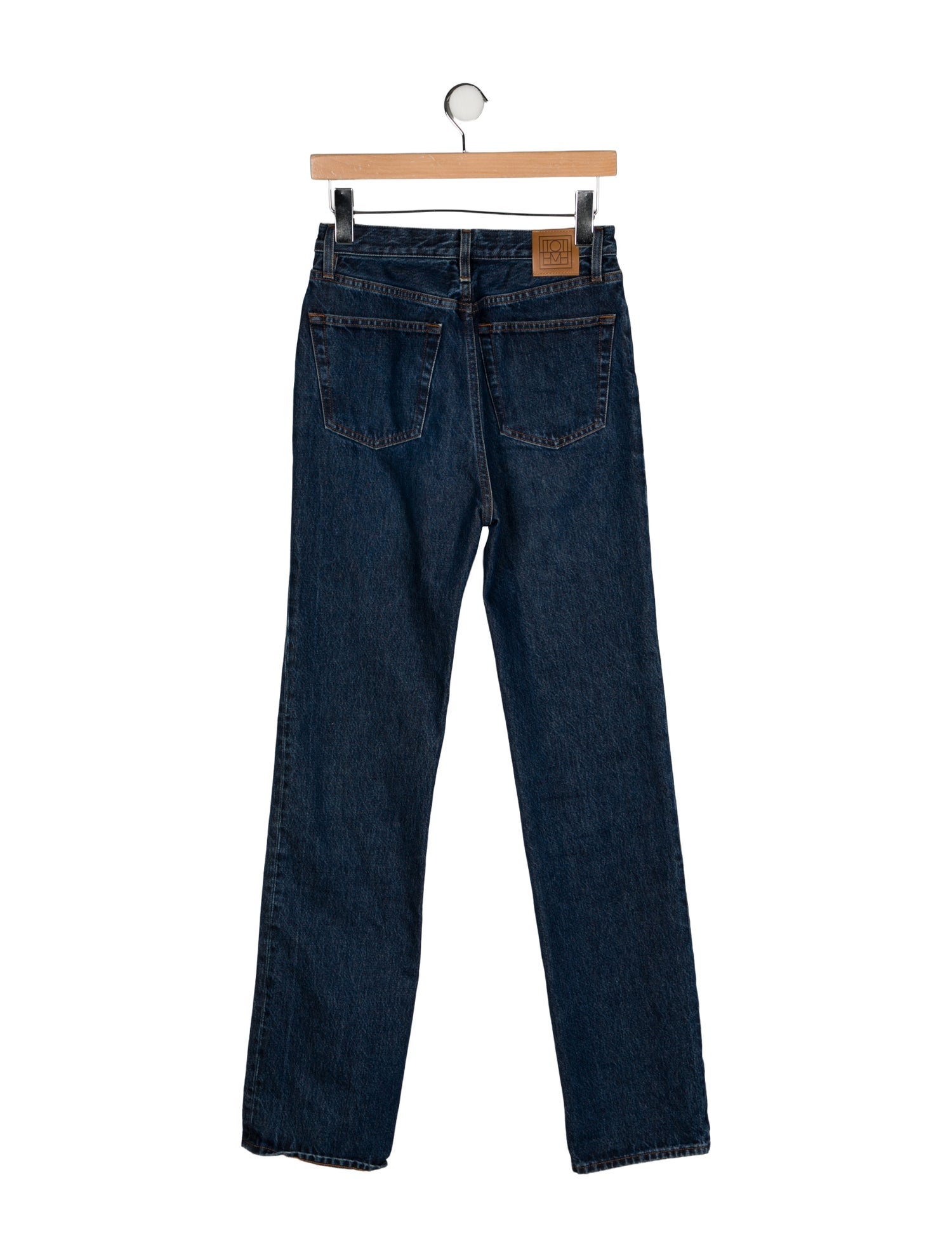 TOTEME High-Rise Straight Leg Jeans