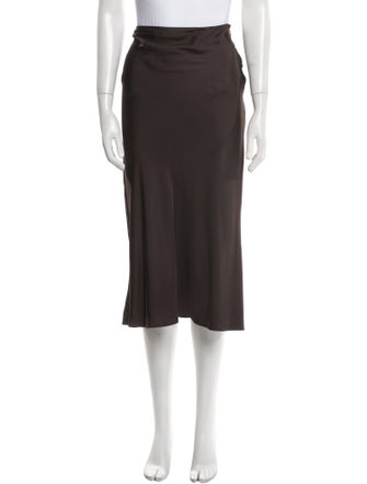 TOTEME Silk Knee-Length Skirt