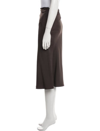 TOTEME Silk Knee-Length Skirt