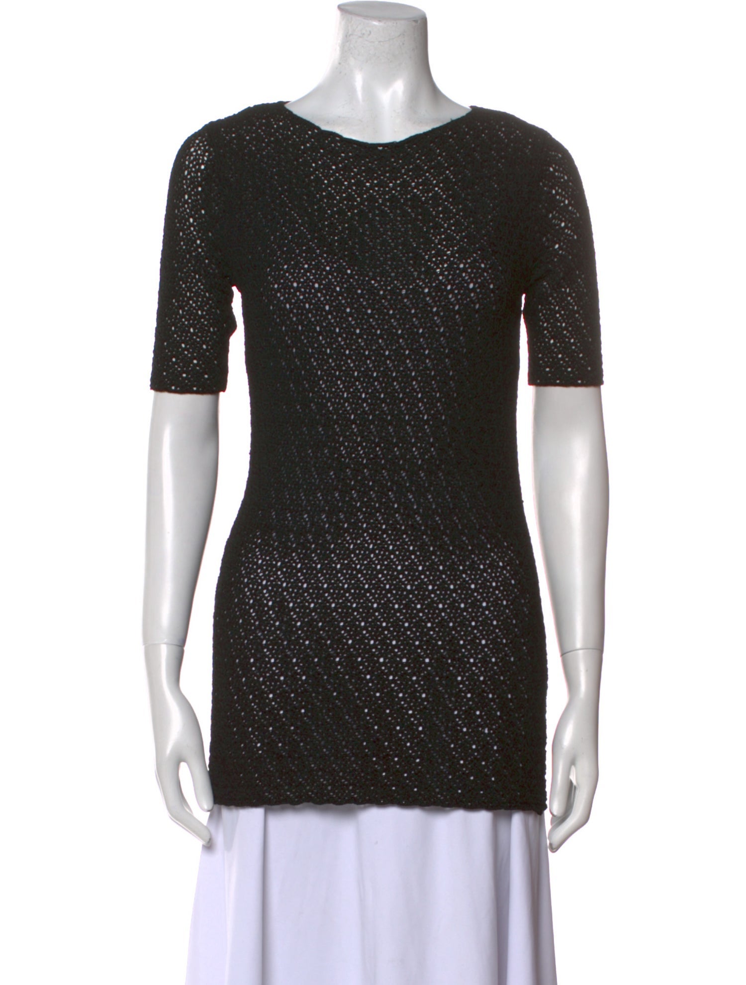 TOTEME Scoop Neck Short Sleeve Top