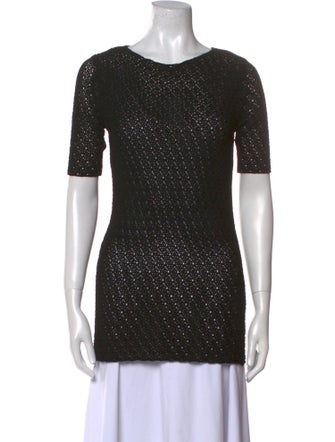 TOTEME Scoop Neck Short Sleeve Top