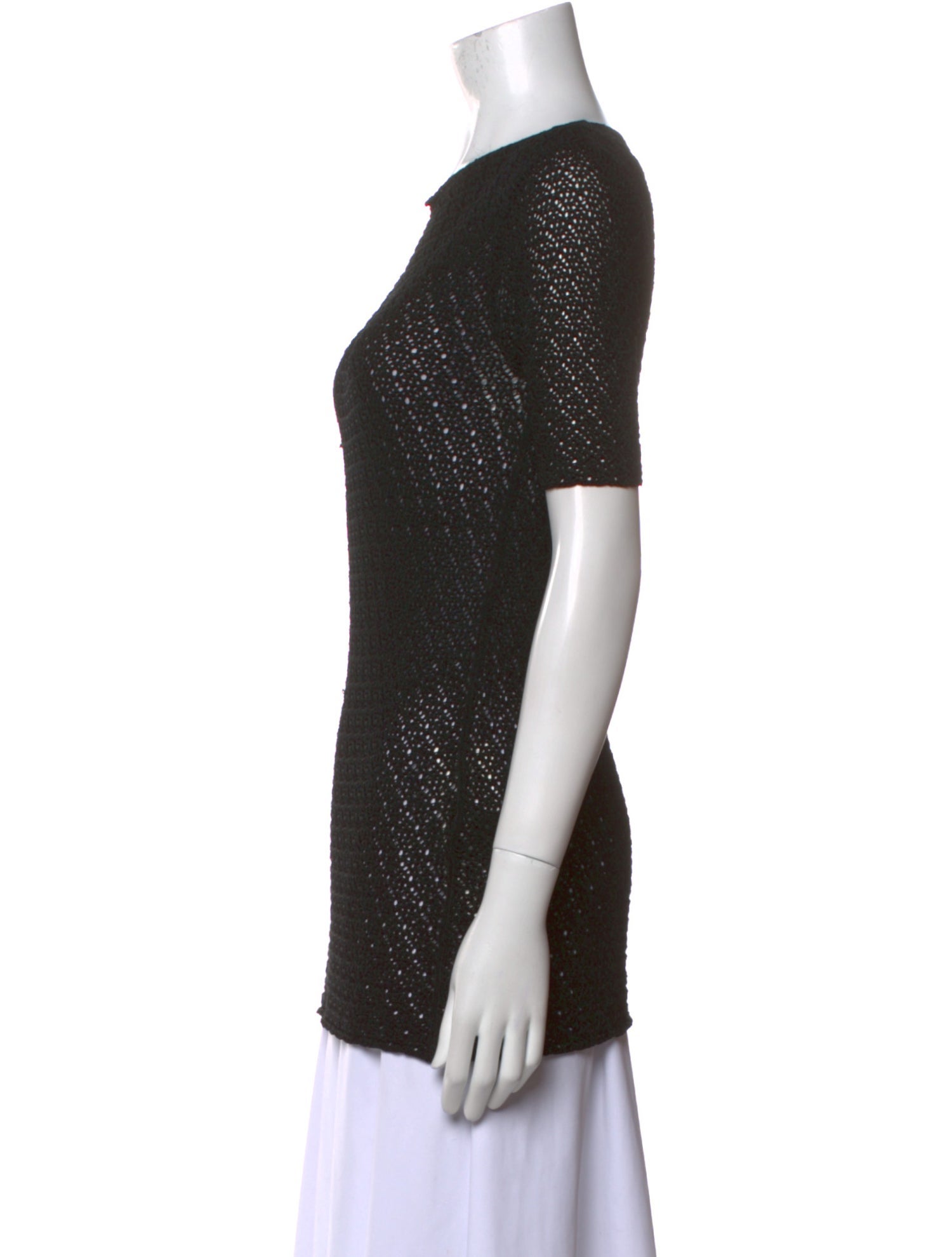 TOTEME Scoop Neck Short Sleeve Top