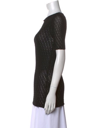 TOTEME Scoop Neck Short Sleeve Top