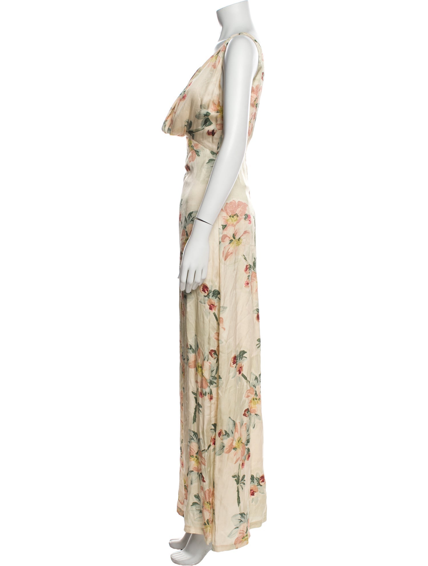 TOTEME Floral Print Long Dress w/ Tags