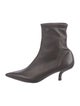 TOTEME Leather Sock Boots