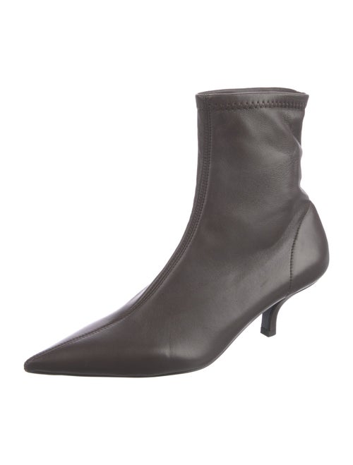 TOTEME Leather Sock Boots