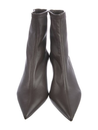 TOTEME Leather Sock Boots