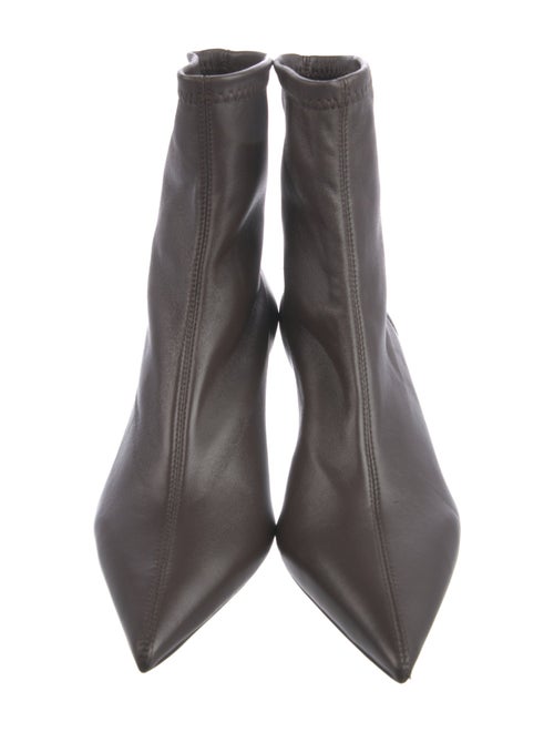 TOTEME Leather Sock Boots