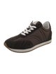 TOTEME Suede Colorblock Pattern Athletic Sneakers