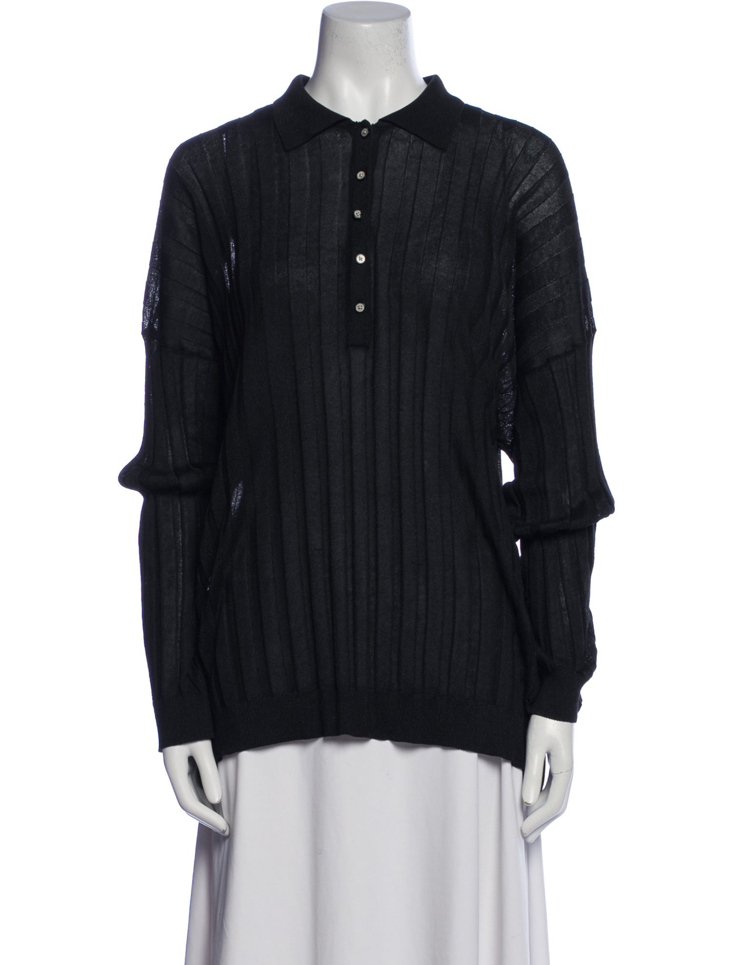 TOTEME Long Sleeve Button-Up Top