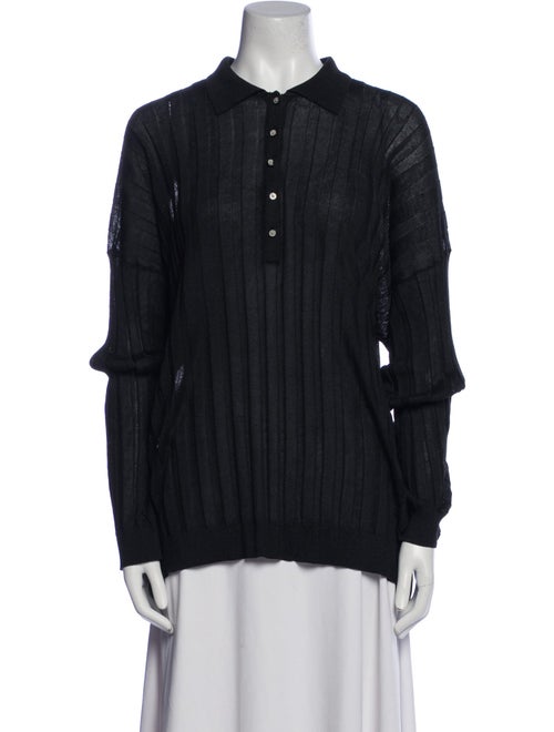 TOTEME Long Sleeve Button-Up Top