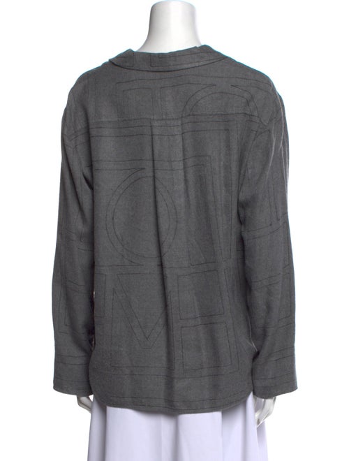 TOTEME Long Sleeve Button-Up Top