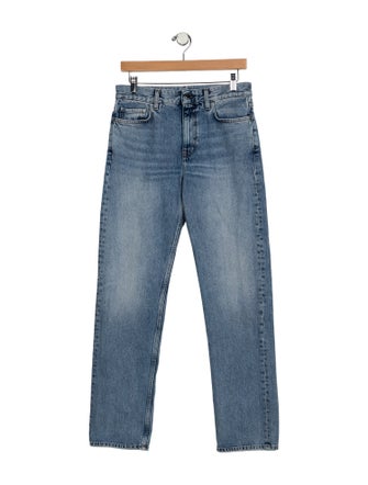 TOTEME High-Rise Straight Leg Jeans