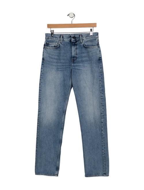 TOTEME High-Rise Straight Leg Jeans