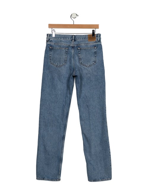 TOTEME High-Rise Straight Leg Jeans