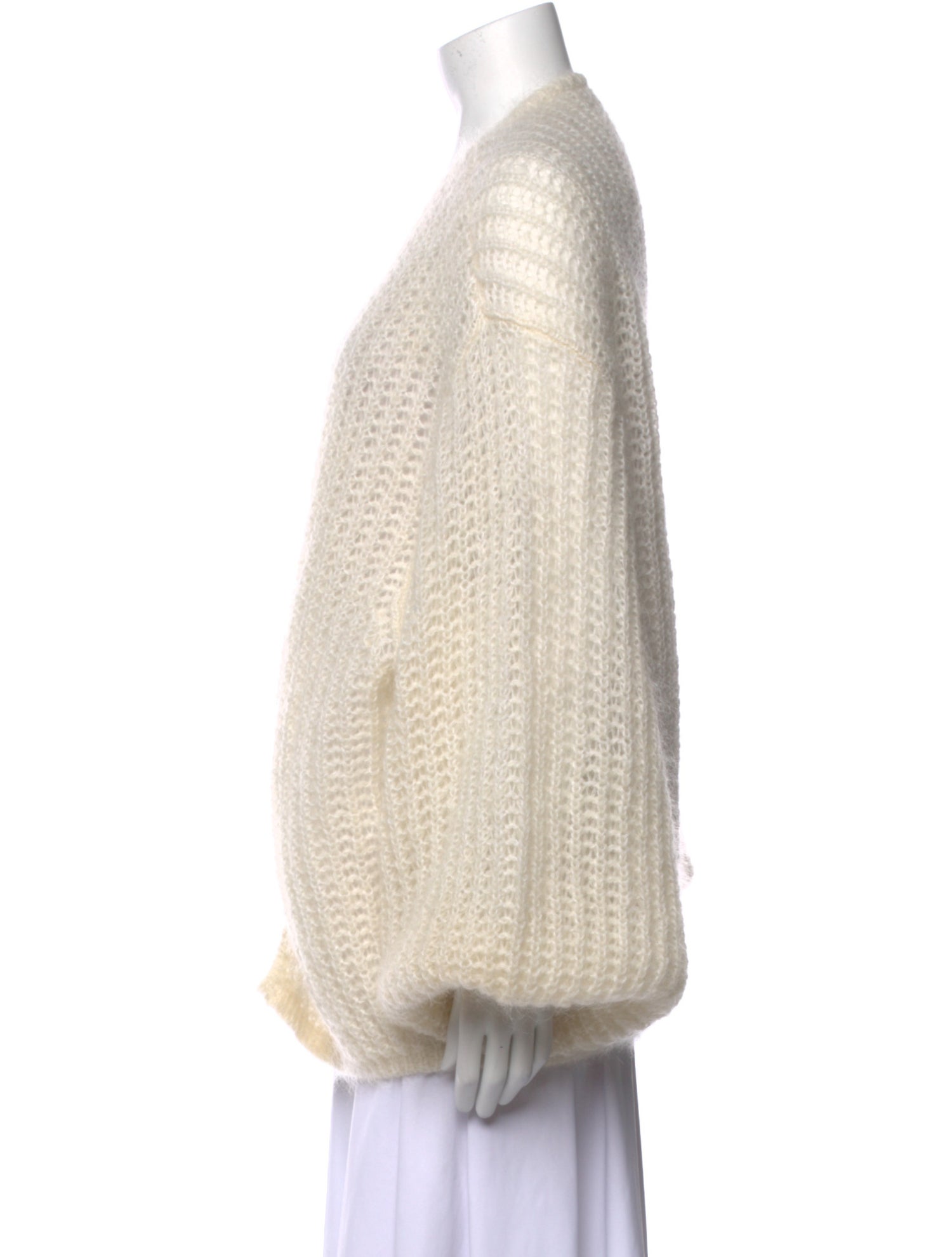 TOTEME Puffed V-Neck Sweater