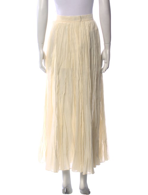 TOTEME Pleated Accents Midi Length Skirt