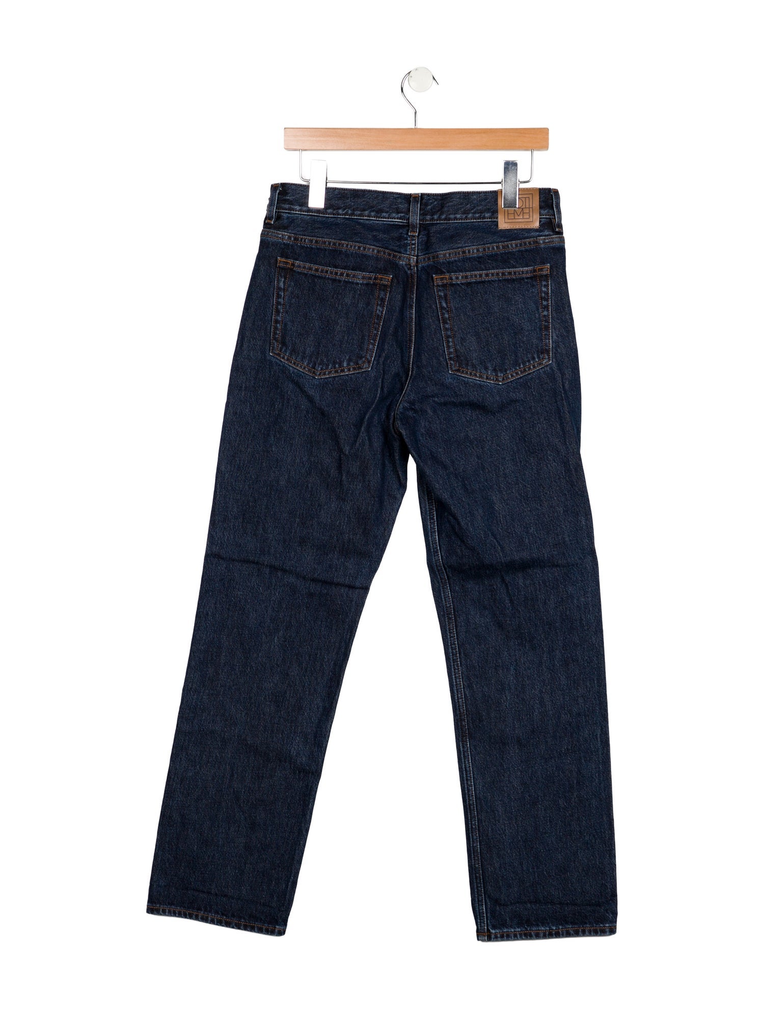 TOTEME High-Rise Straight Leg Jeans