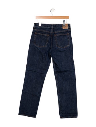 TOTEME High-Rise Straight Leg Jeans
