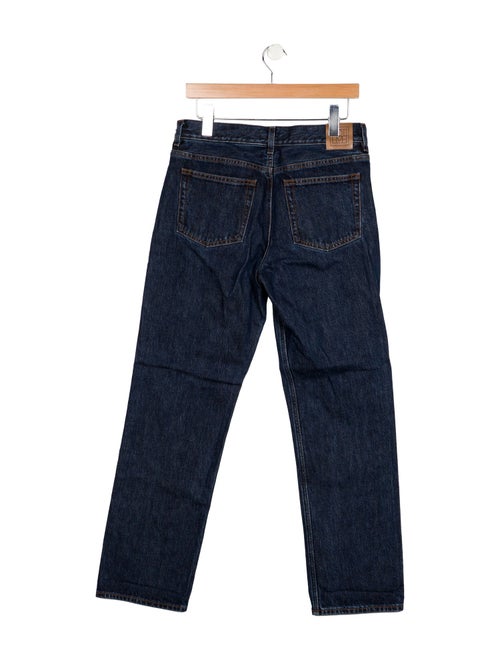 TOTEME High-Rise Straight Leg Jeans
