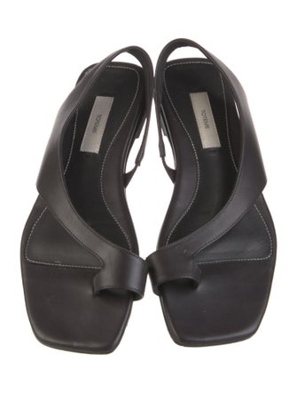 TOTEME Leather Slingback Sandals