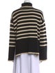 TOTEME Signature Stripe Turtleneck Wool Sweater