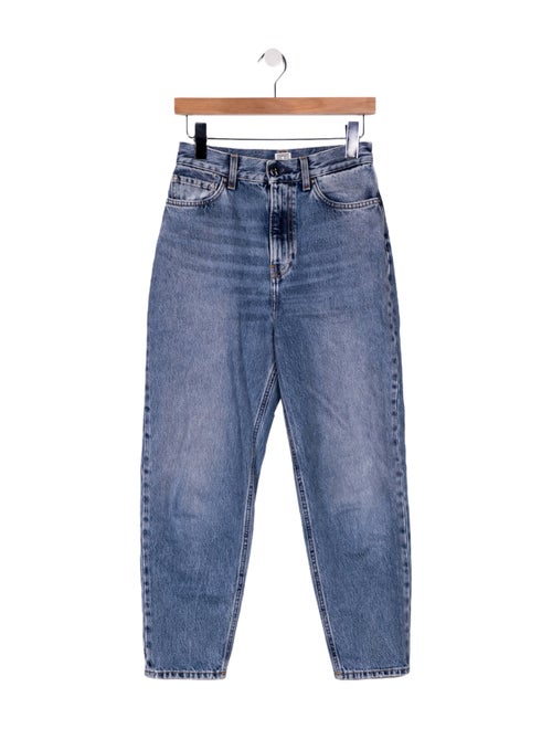 TOTEME High-Rise Straight Leg Jeans