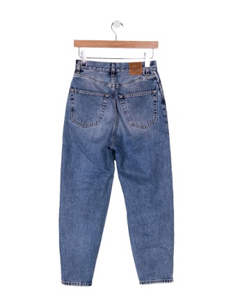 TOTEME High-Rise Straight Leg Jeans