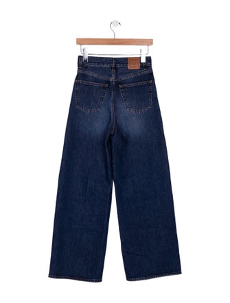 TOTEME High-Rise Wide Leg Jeans