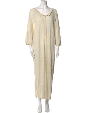 TOTEME V-Neck Long Dress