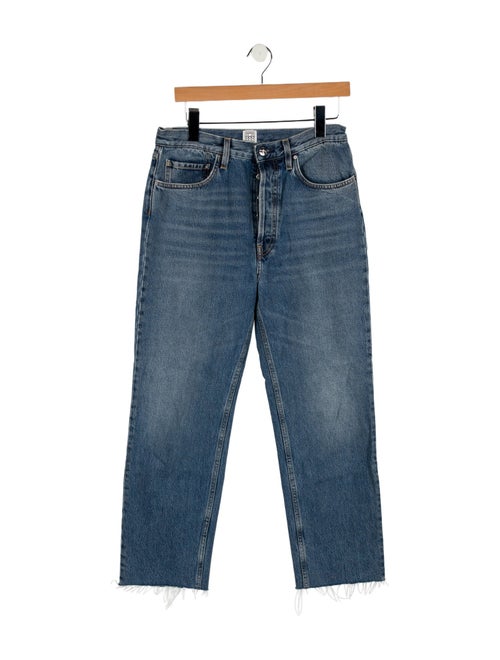 TOTEME High-Rise Straight Leg Jeans