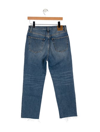 TOTEME High-Rise Straight Leg Jeans